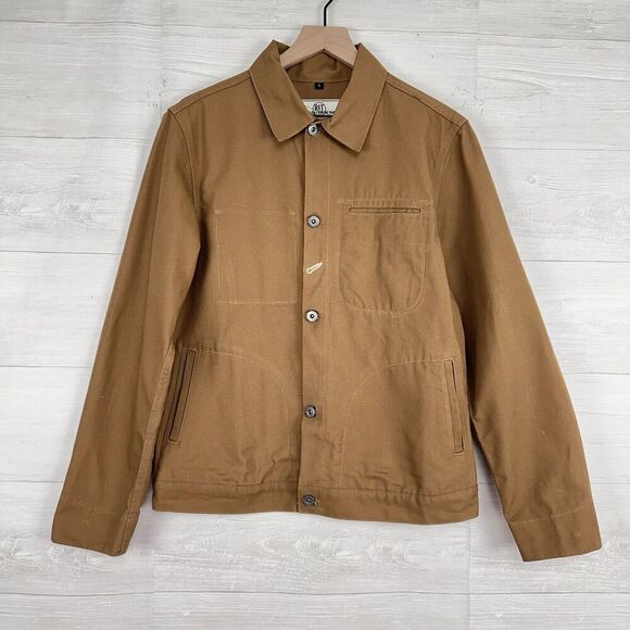 Rogue Territory RGT Supply Jacket Men Size L Slim Fit Brown Canvas Ridgeline USA - Picture 14 of 14